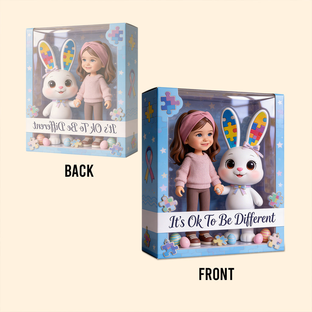 It's Ok To Be Different - Personalized Autism Awareness Custom Shaped Acrylic Plaque