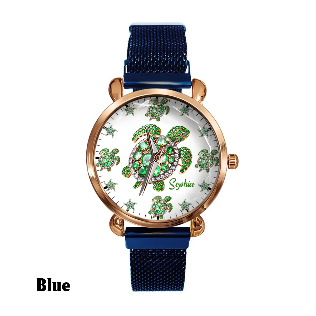 Love Turtles - Personalized Turtle Women Hand Watch