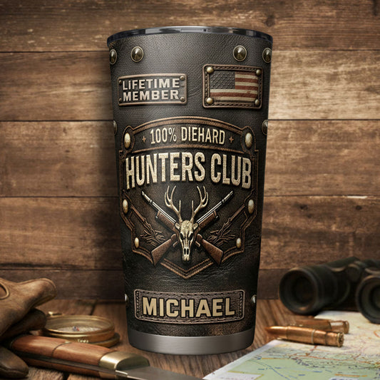 Die Hard Hunter Club - Personalized Hunting Tumbler