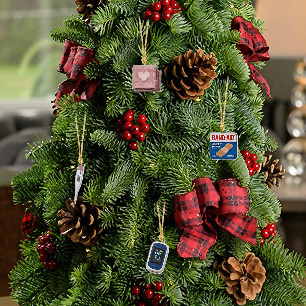 Nurse Life - Personalized Nurse Advent Calendar With Ornaments