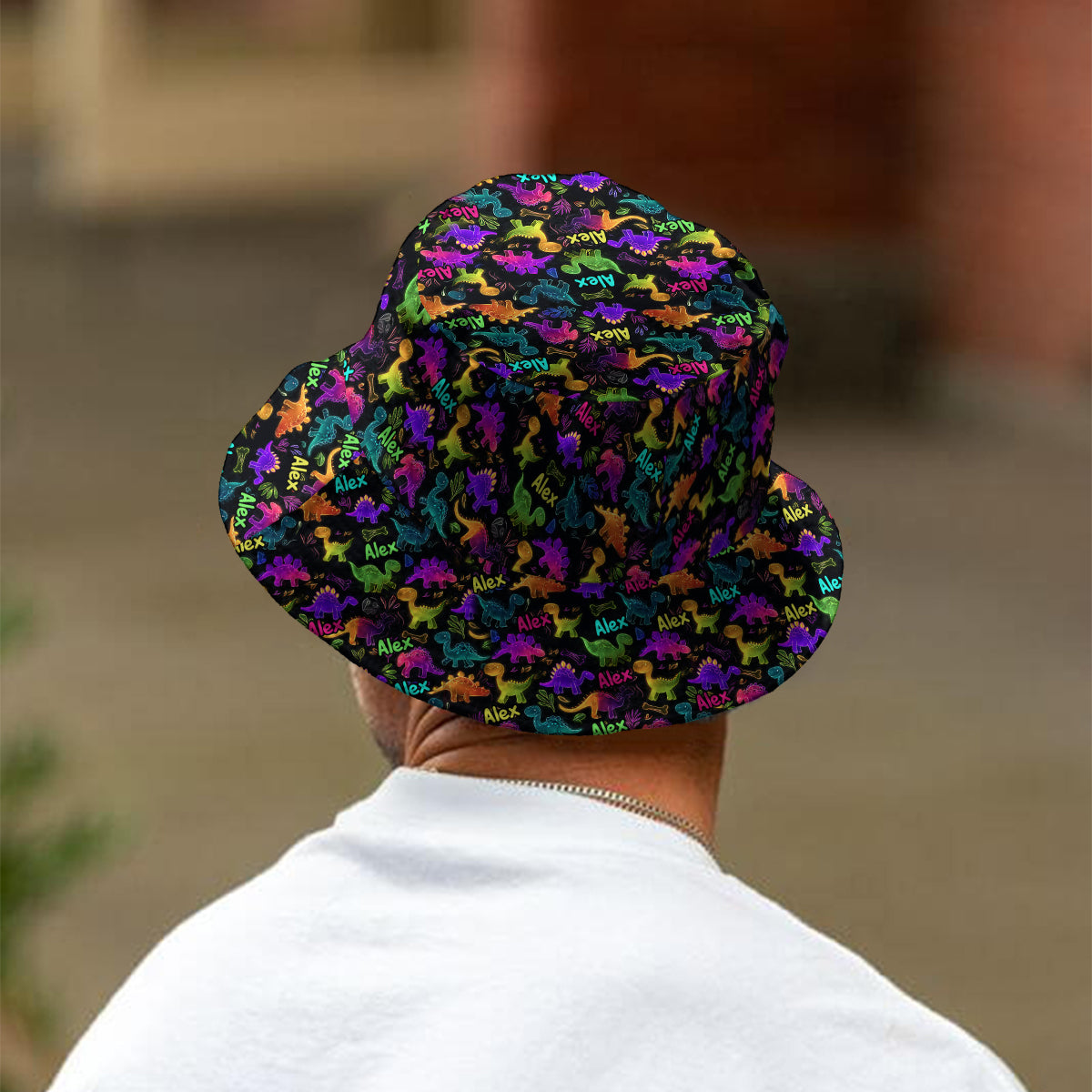 Beautiful Glowing Pattern - Personalized Kid Bucket Hat