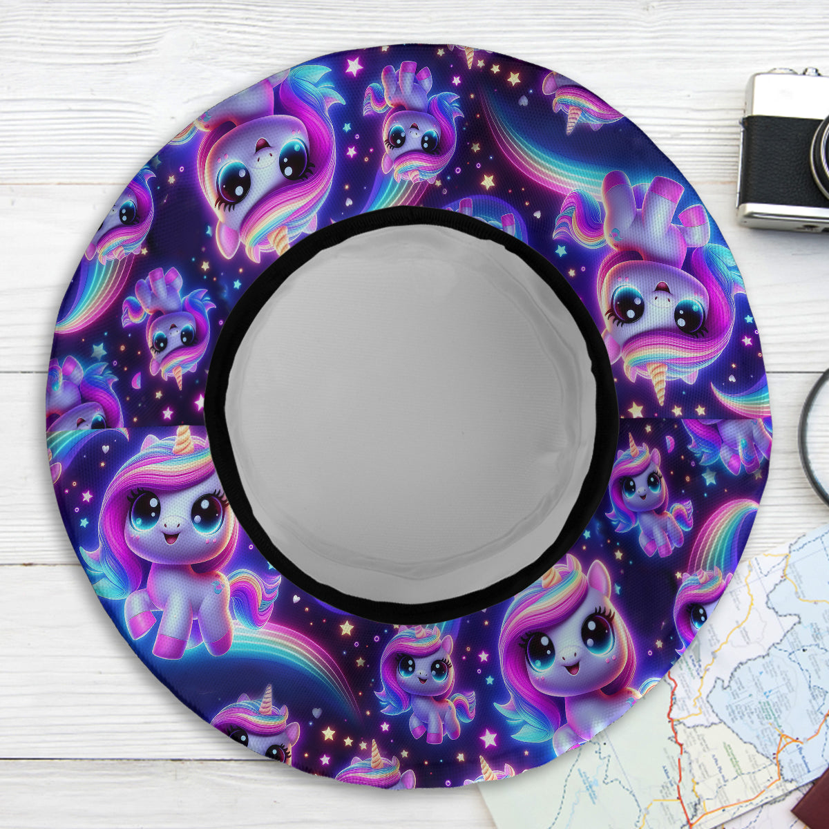 Beautiful Glowing Pattern - Personalized Kid Bucket Hat