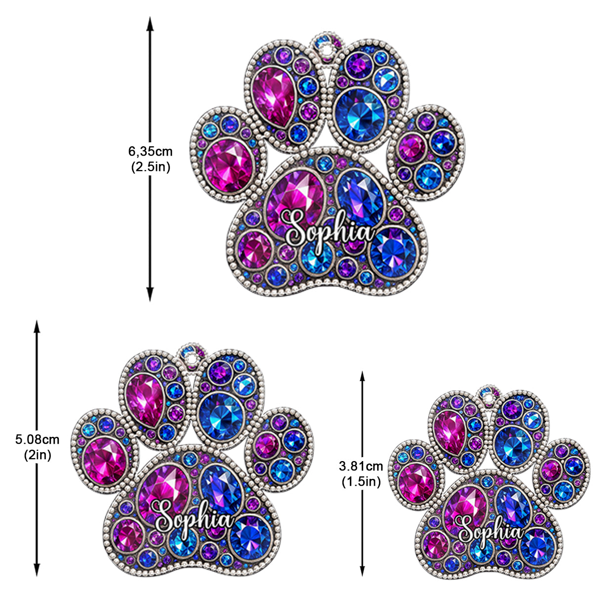 Proud Dog Mom - Personalized Dog Earrings