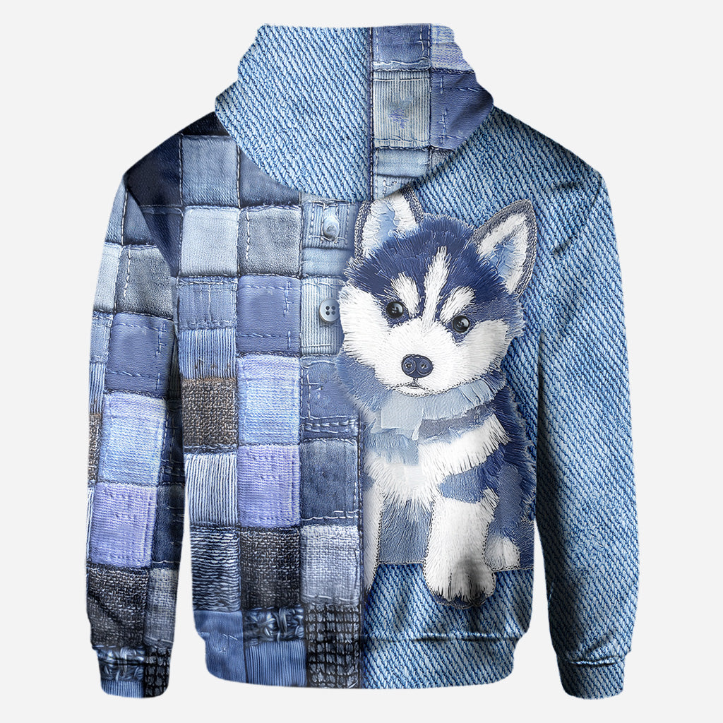 Love Siberian Husky - Personalized Dog All Over Shirt