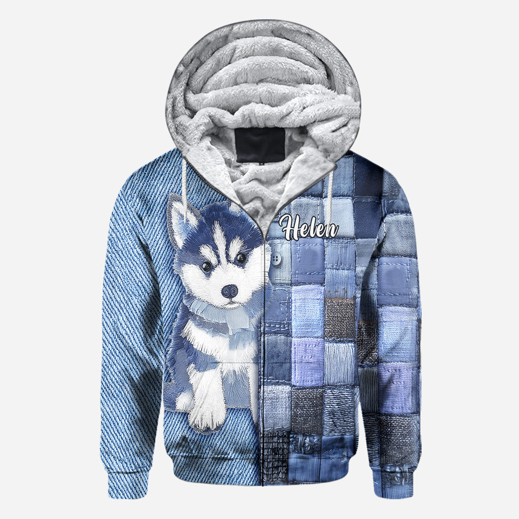 Love Siberian Husky - Personalized Dog All Over Shirt