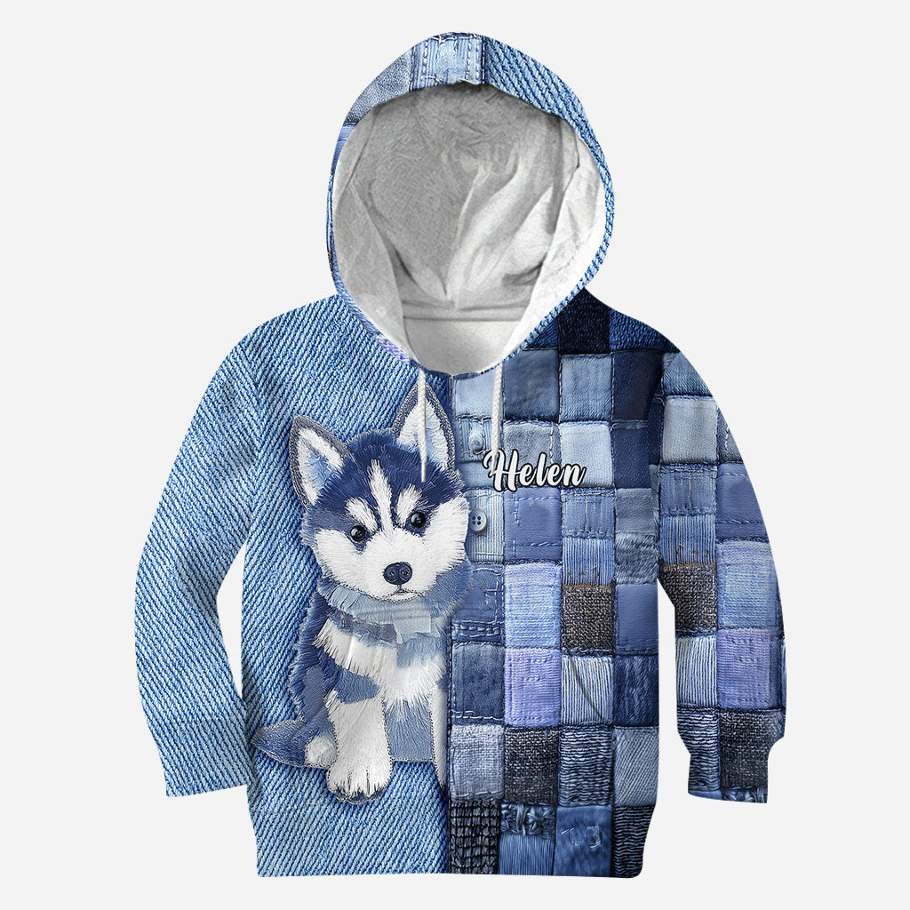 Love Siberian Husky - Personalized Dog All Over Shirt