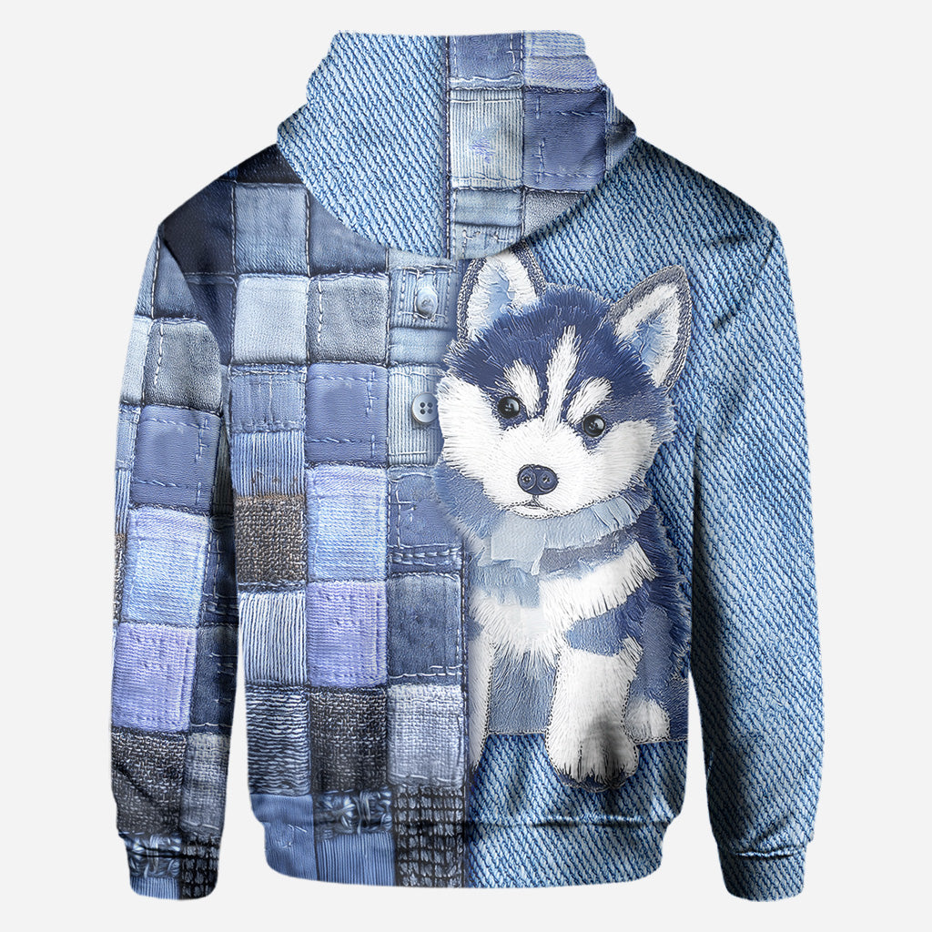 Love Siberian Husky - Personalized Dog All Over Shirt