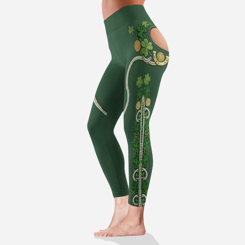 Hot St Patrick's Day Costume - Personalized Spicy Couple Leggings