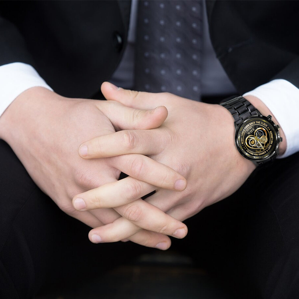 I Love You - Personalized Couple Hand Watch