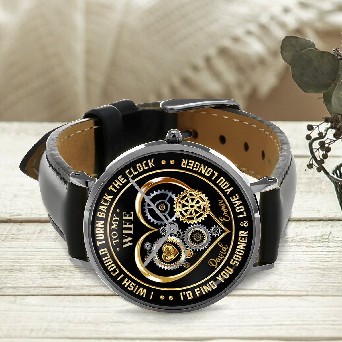 I Love You - Personalized Couple Hand Watch