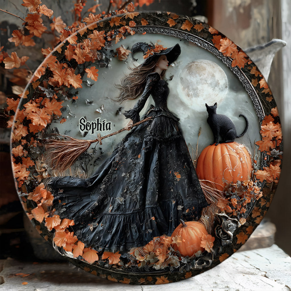 I'm A Witch - Personalized Witch Ceramic Round Plate