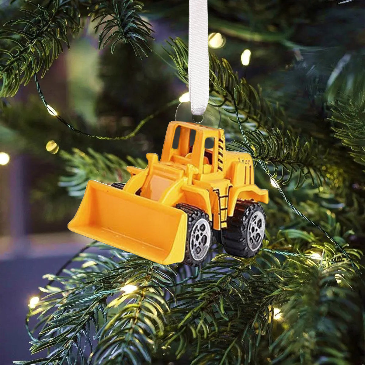 Christmas Vehicle - Personalized Kid Folded Advent Calendar With Ornaments