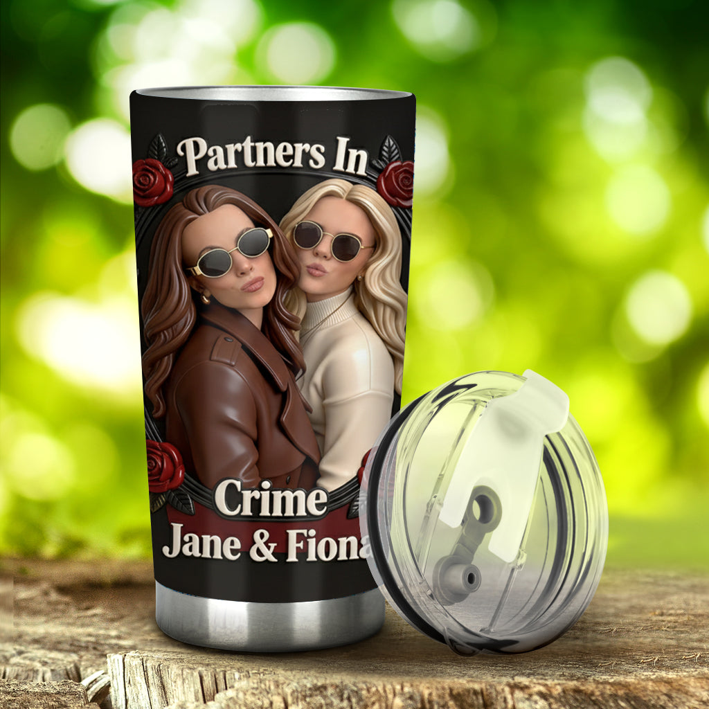 Partners In Crime - Personalized Bestie Tumbler