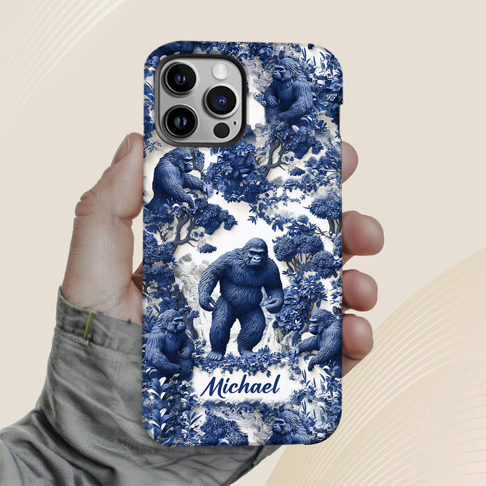 Bigfoot Summer Vibes - Personalized Hiking Full Print Phone Case