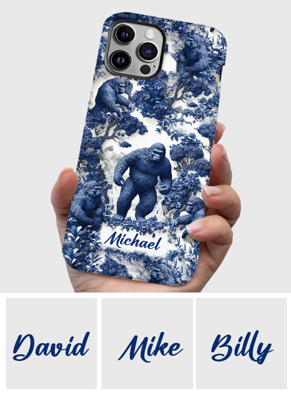 Bigfoot Summer Vibes - Personalized Hiking Full Print Phone Case