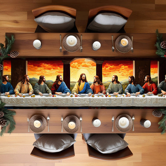 The Last Supper - Christian Table Runner