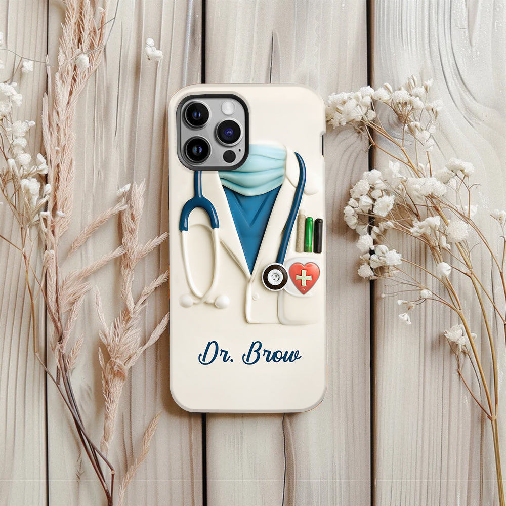 Medical Appreciation Design With Stethoscope - Personalized Full Print Phone Case