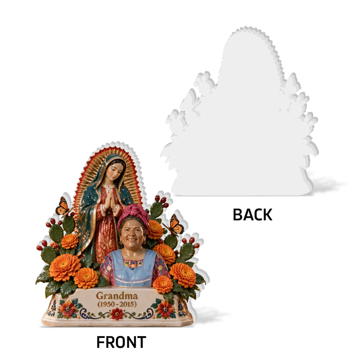 Memorial Gift for Lost of Loved Ones - Personalized Memorial 3D Plaque