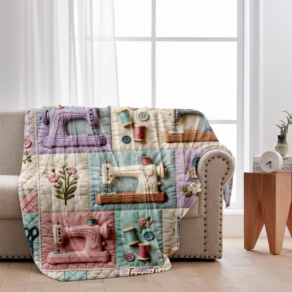 Love Sewing - Personalized Sewing Blanket
