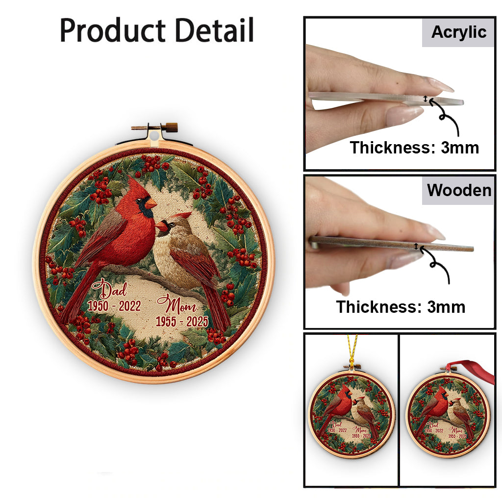 Heaven Is A Beautiful Place - Personalized Memorial Ornament