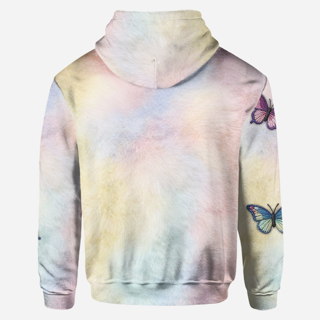 Colorful Butterflies - Personalized Butterfly Hoodie and Leggings
