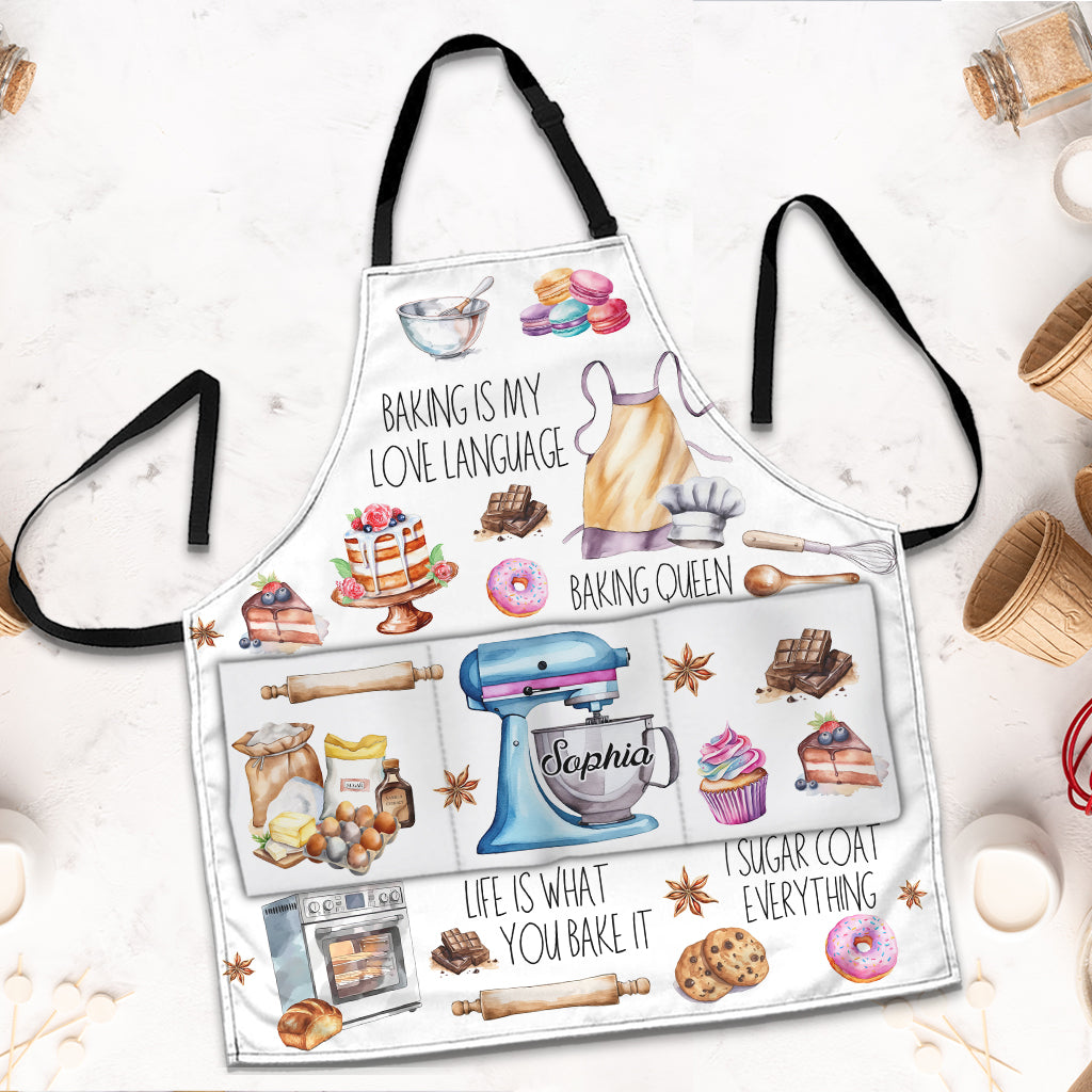 Baking Is My Love Language - Personalized Baking Apron