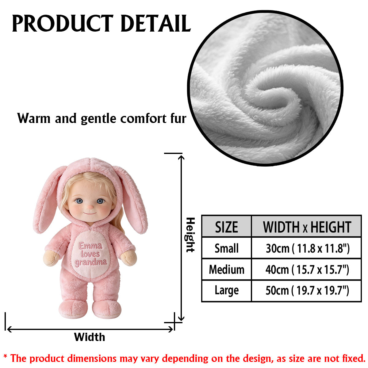 Any Photo Nana's Peeps Gift For Mom, Grandma - Personalized Grandma Premium Faux Fur Pillow