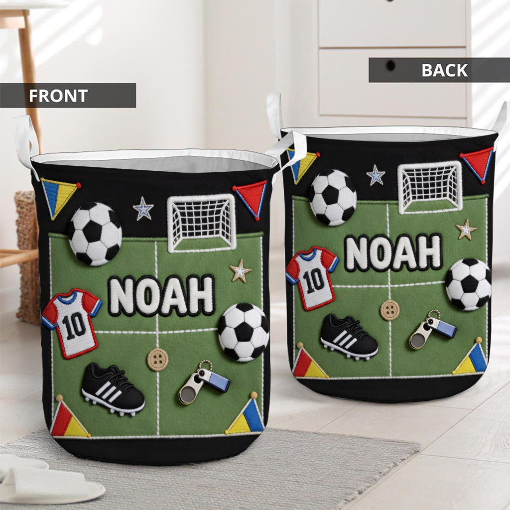 Love Soccer - Personalized Soccer Storage Basket