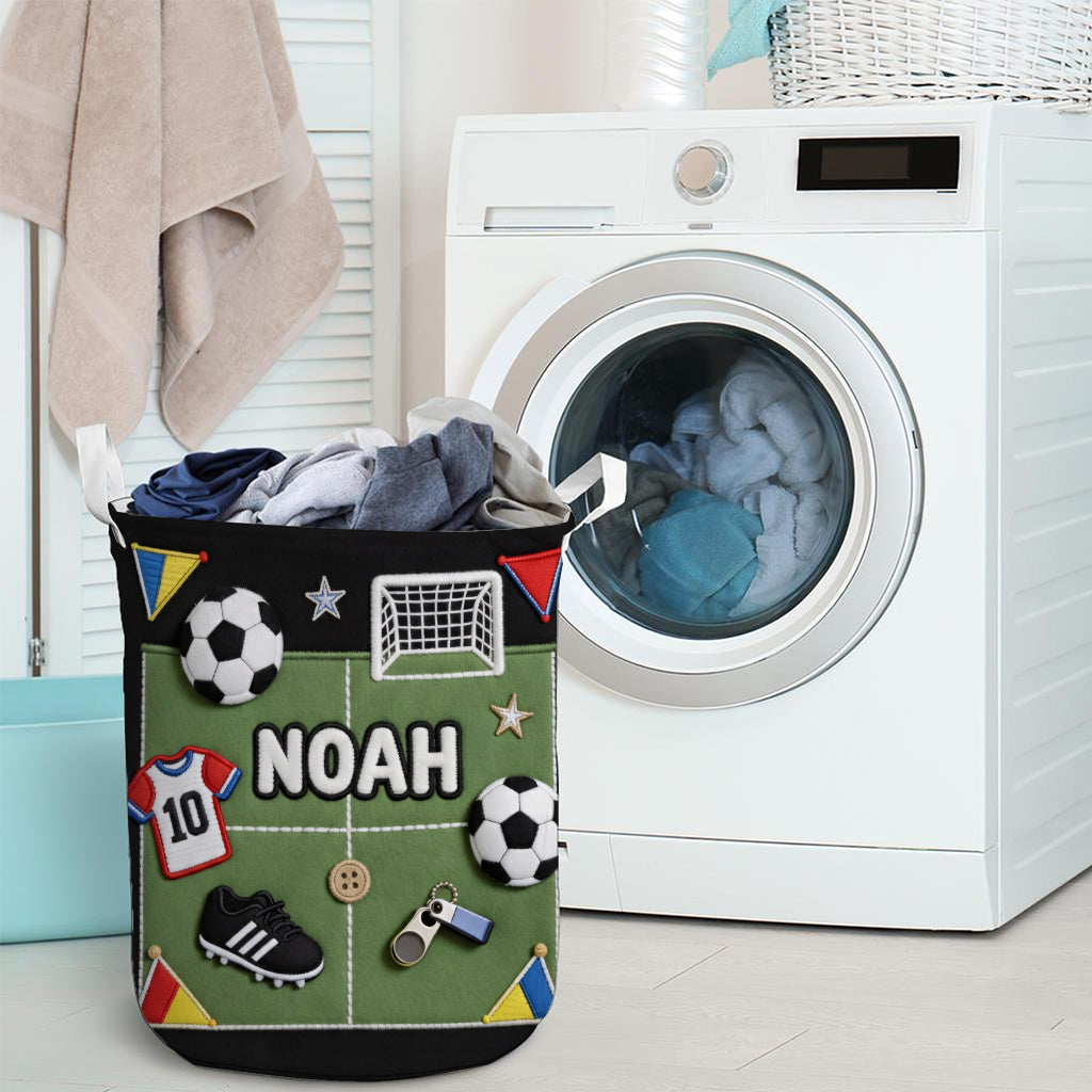 Love Soccer - Personalized Soccer Storage Basket