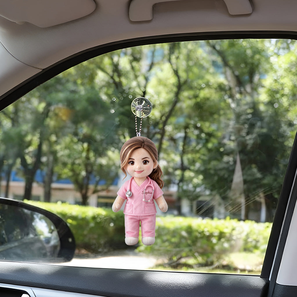 Nurse Life - Personalized Nurse Plush Keychain