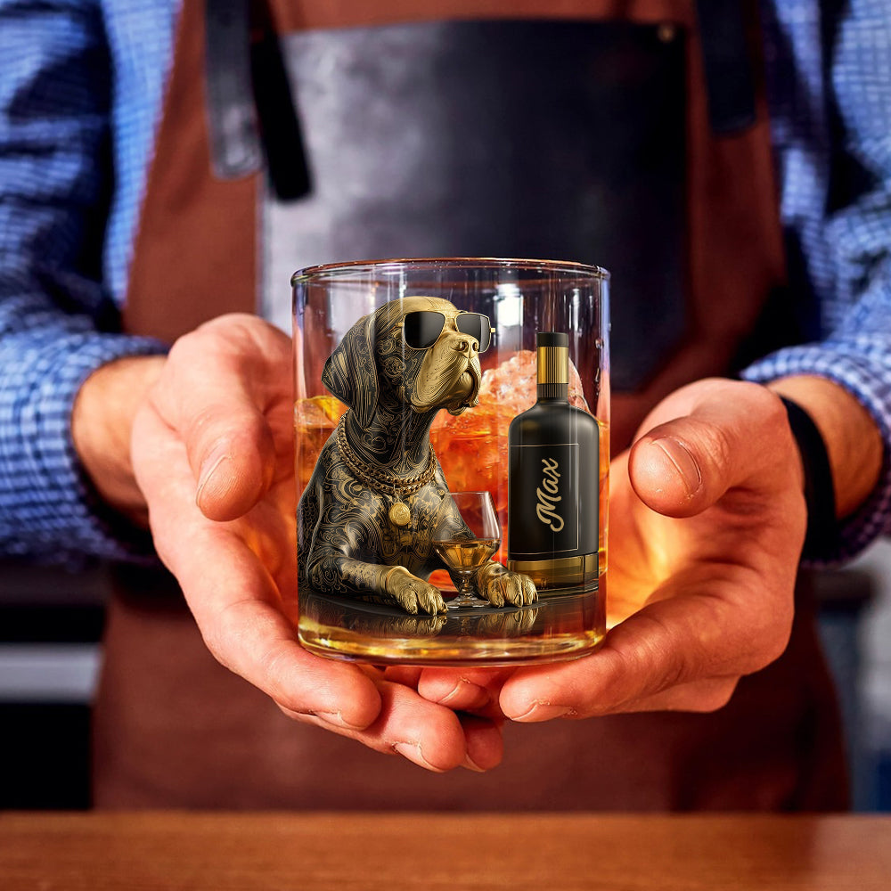 Dog and Whiskey - Personalized Whisky Whiskey Glass