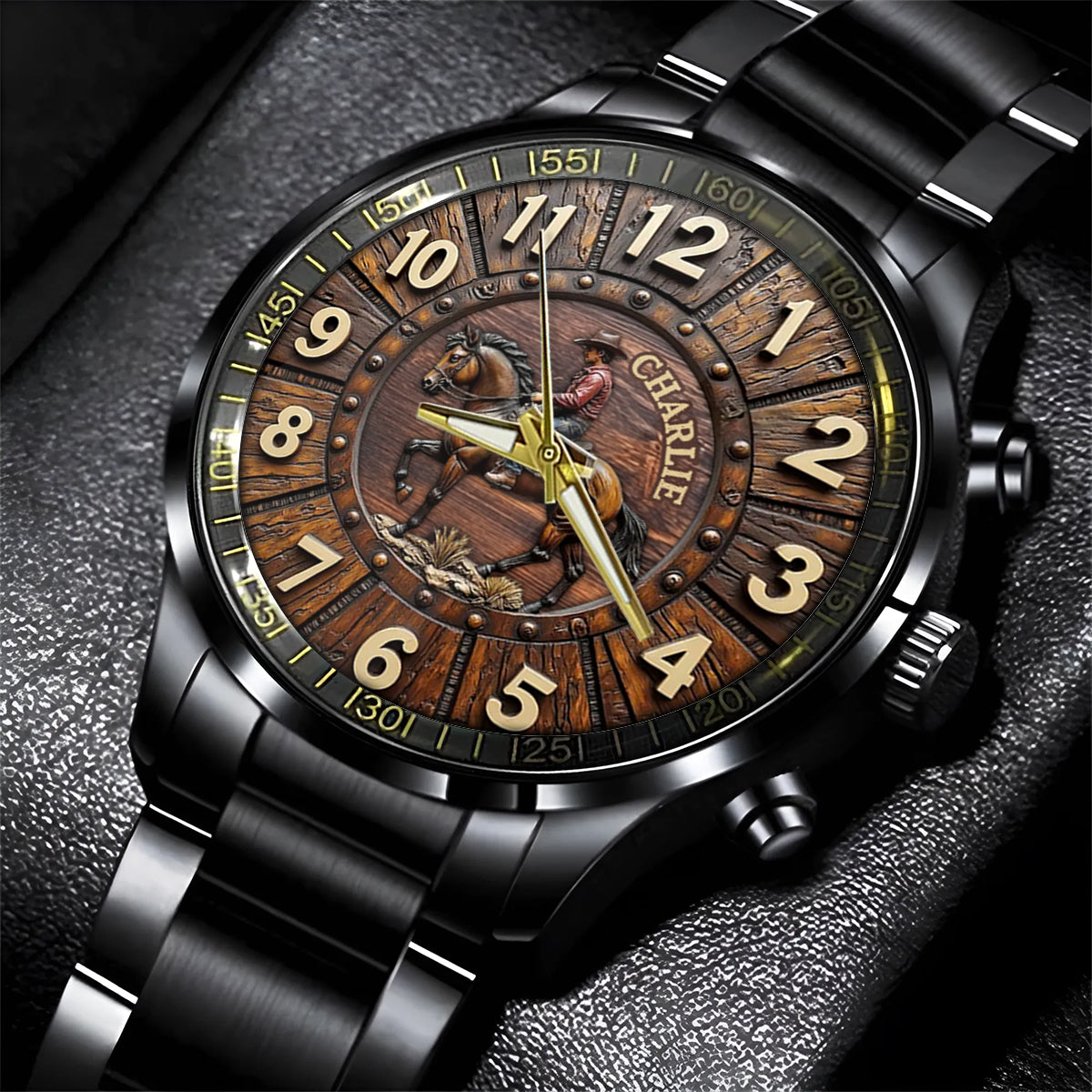 Cool Cowboy - Personalized Western Outfit Hand Watch