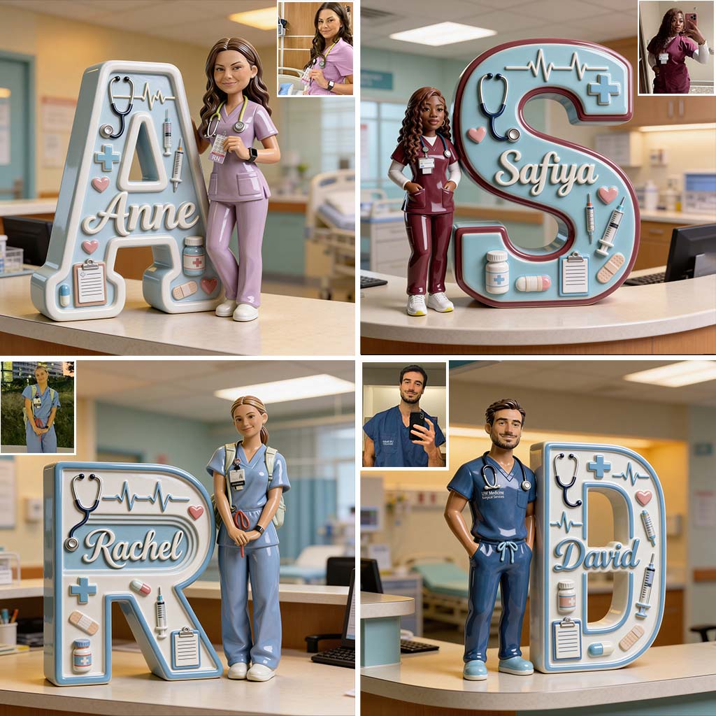 Custom Any Photo - Best Nurse Ever - Personalized Nurse Custom Shaped Acrylic Plaque
