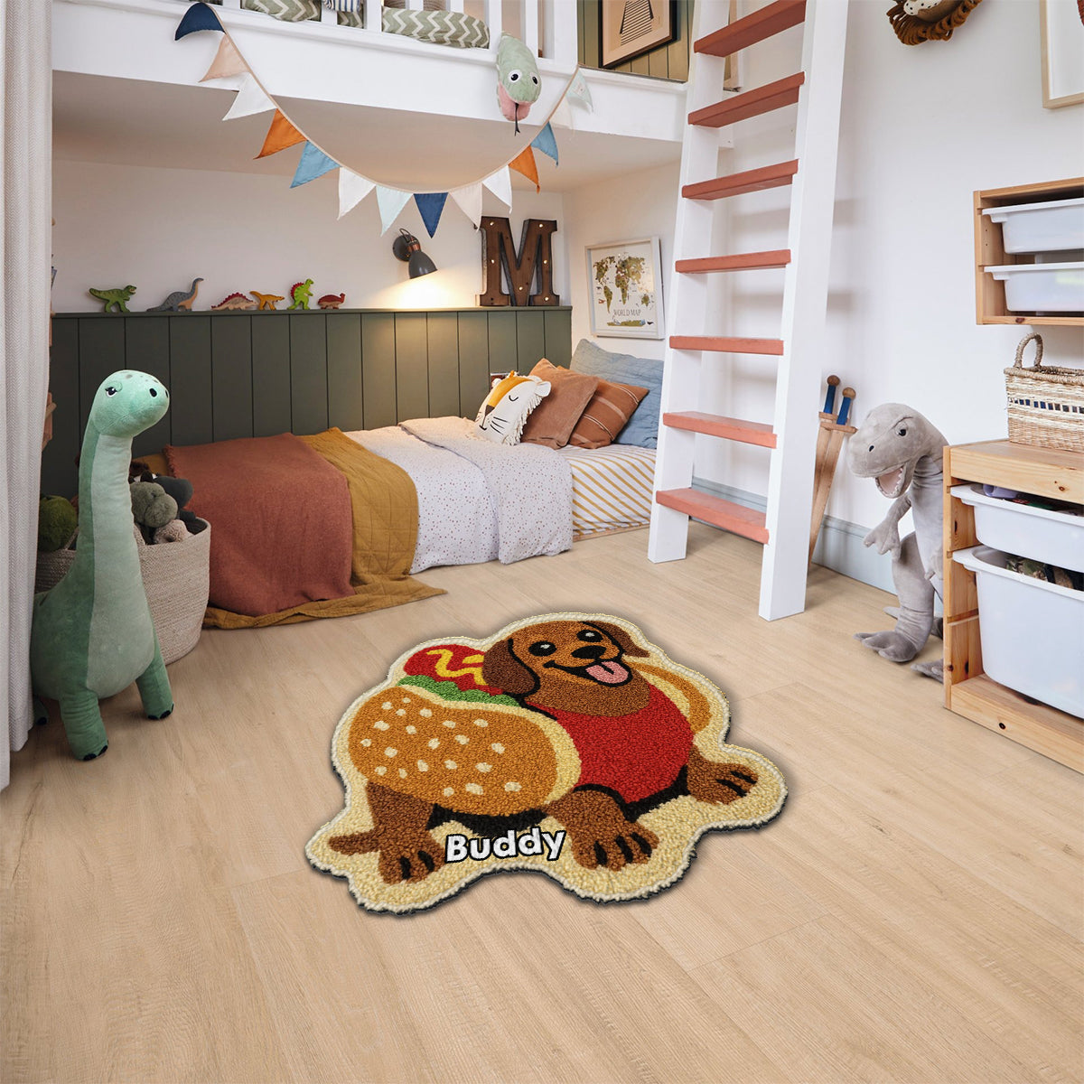 Any Photo Into Rug - Personalized Dog Non-Slip Tufted Rug