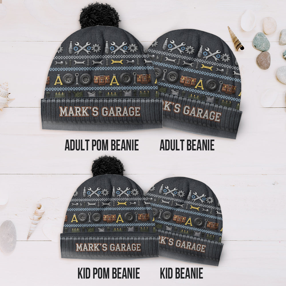 Proud Mechanic - Personalized Mechanic Beanie Hat