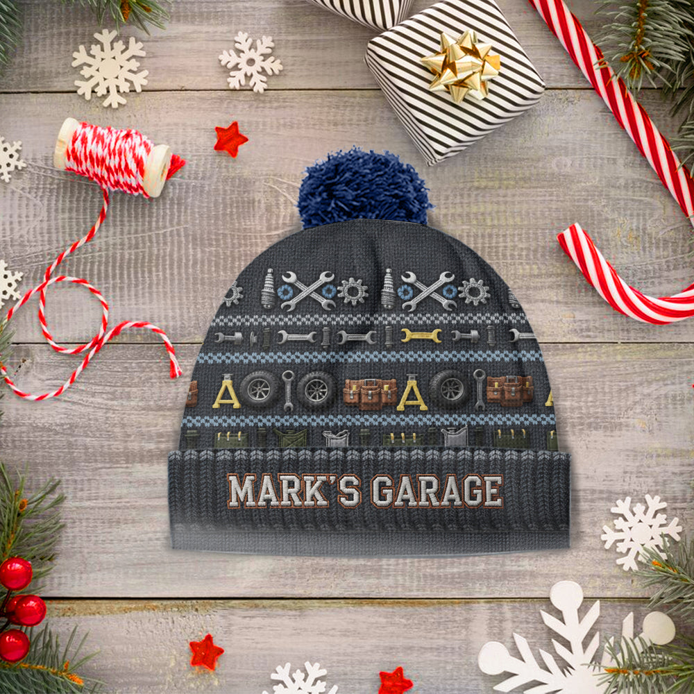 Proud Mechanic - Personalized Mechanic Beanie Hat