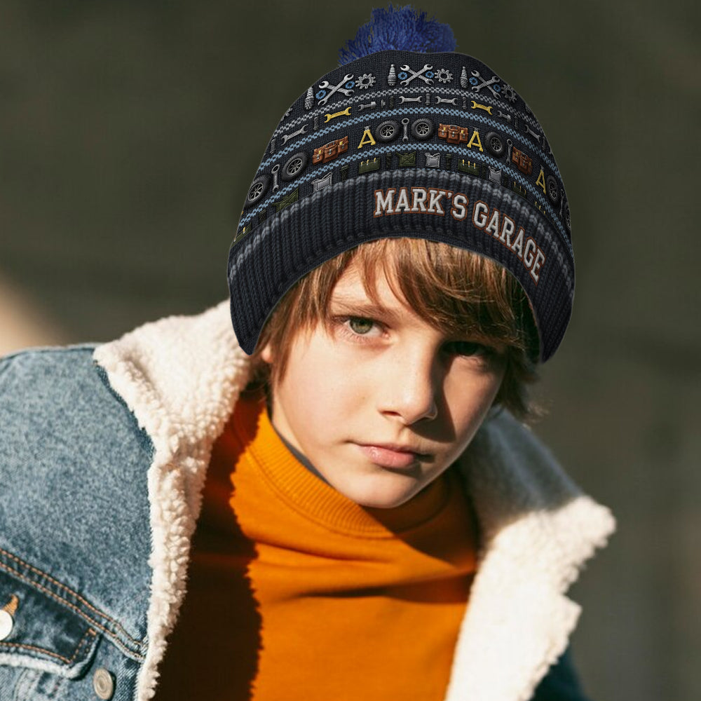 Proud Mechanic - Personalized Mechanic Beanie Hat