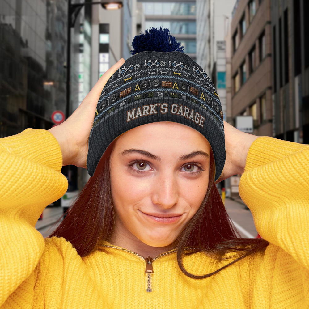 Proud Mechanic - Personalized Mechanic Beanie Hat