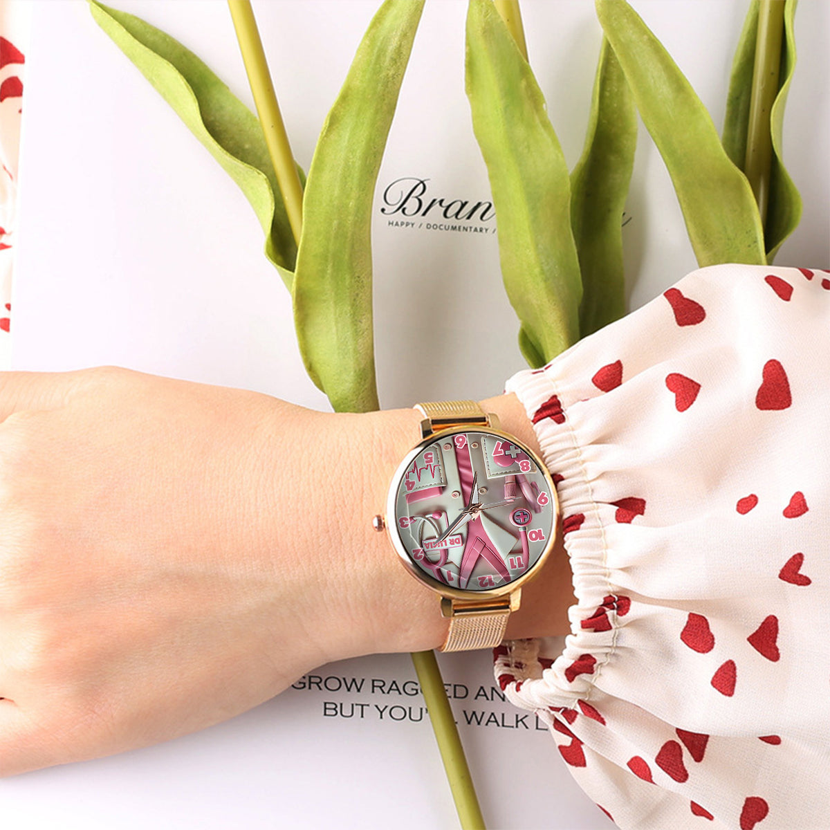 Nurse Life - Personalized Nurse Women Hand Watch