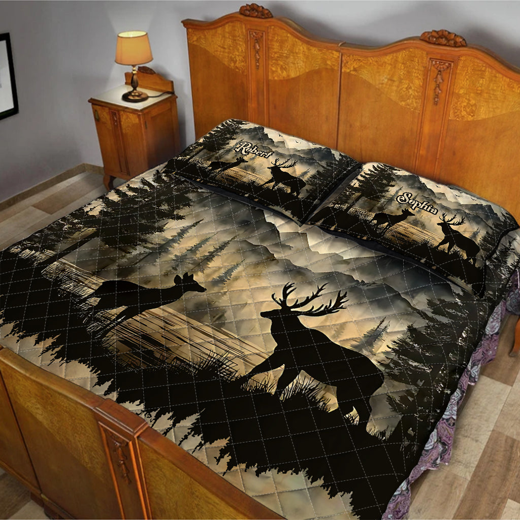 You & Me We Got This - Personalized Hunting Quilt Set
