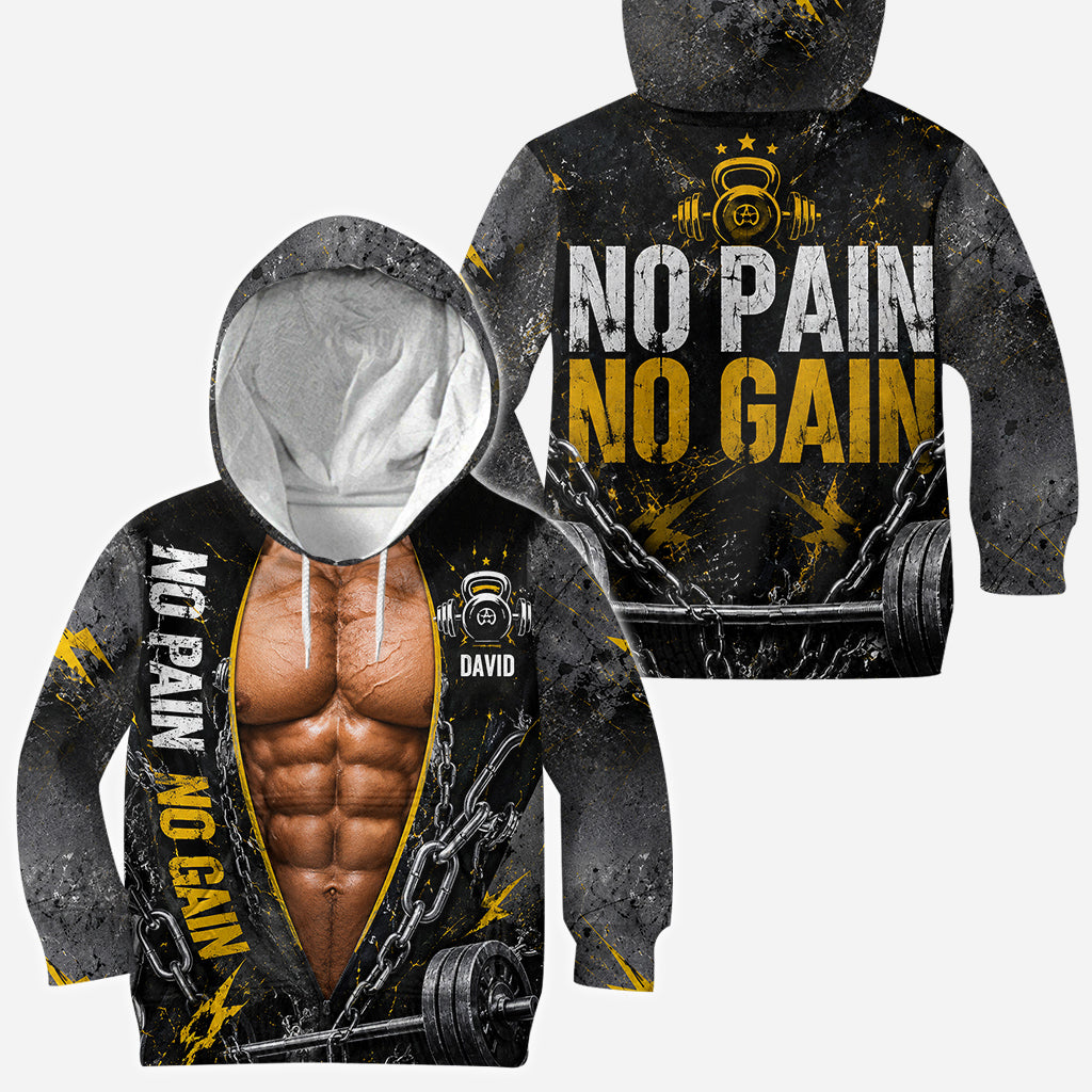 No Pain No Gain - Personalized Fitness All Over Shirt
