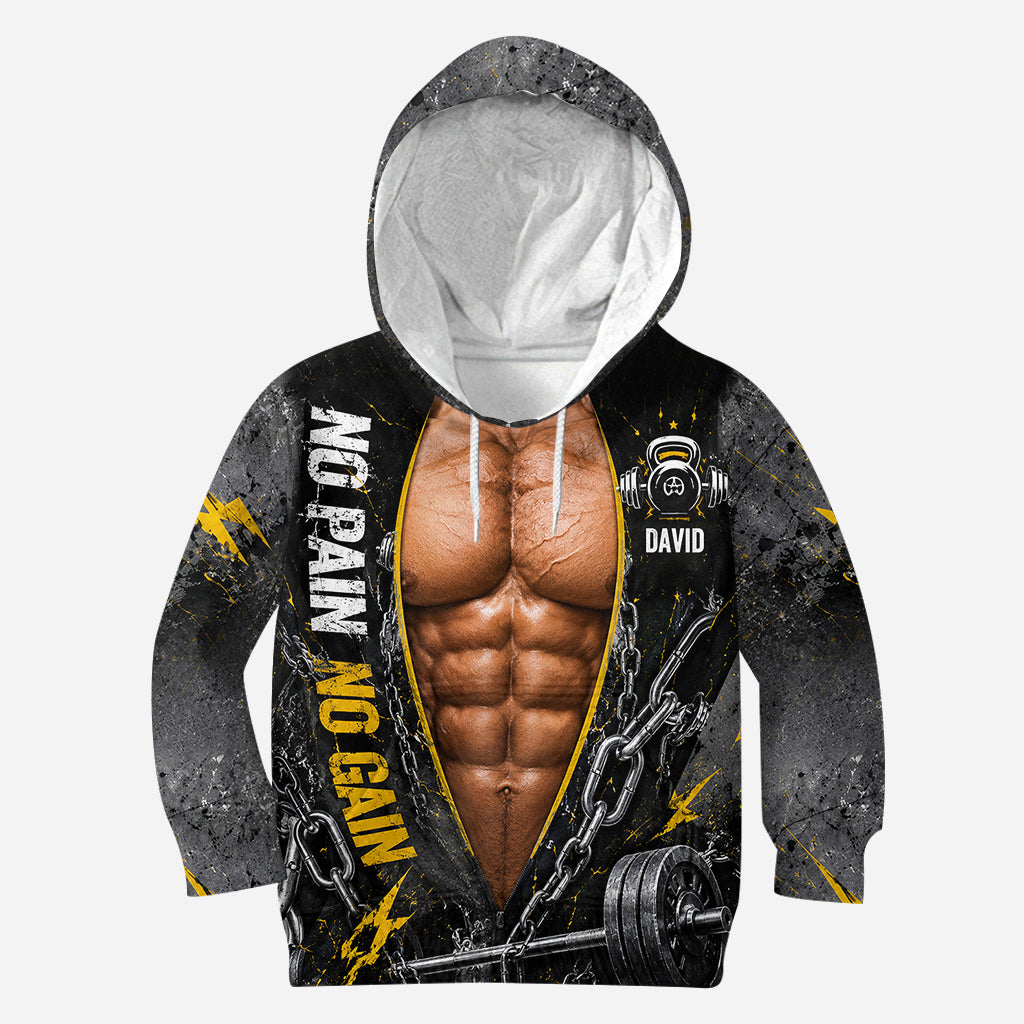 No Pain No Gain - Personalized Fitness All Over Shirt
