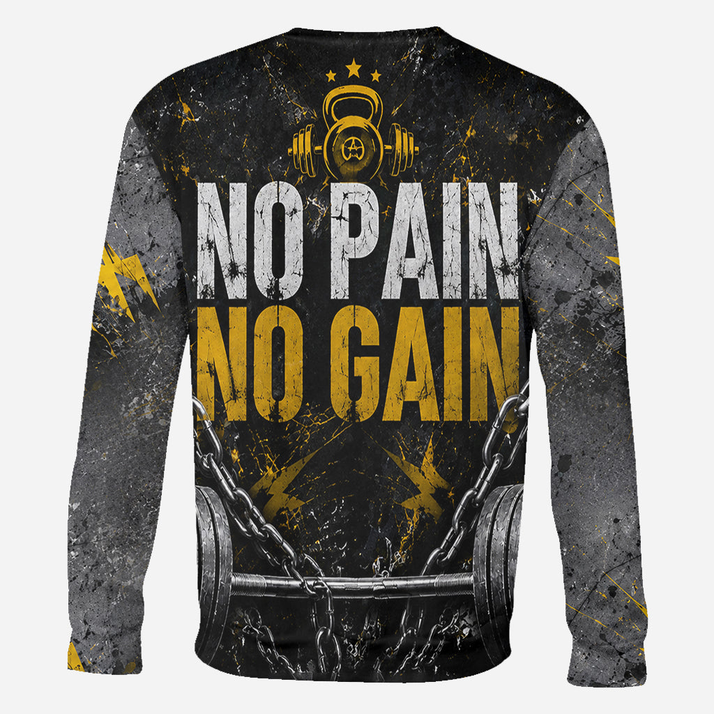 No Pain No Gain - Personalized Fitness All Over Shirt