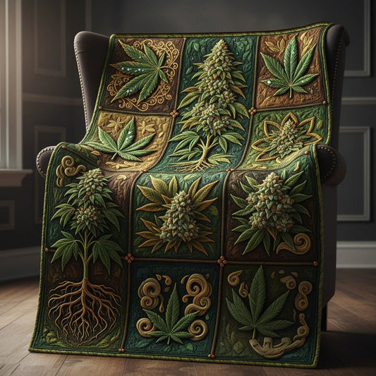 Get High - Personalized Weed Quilt