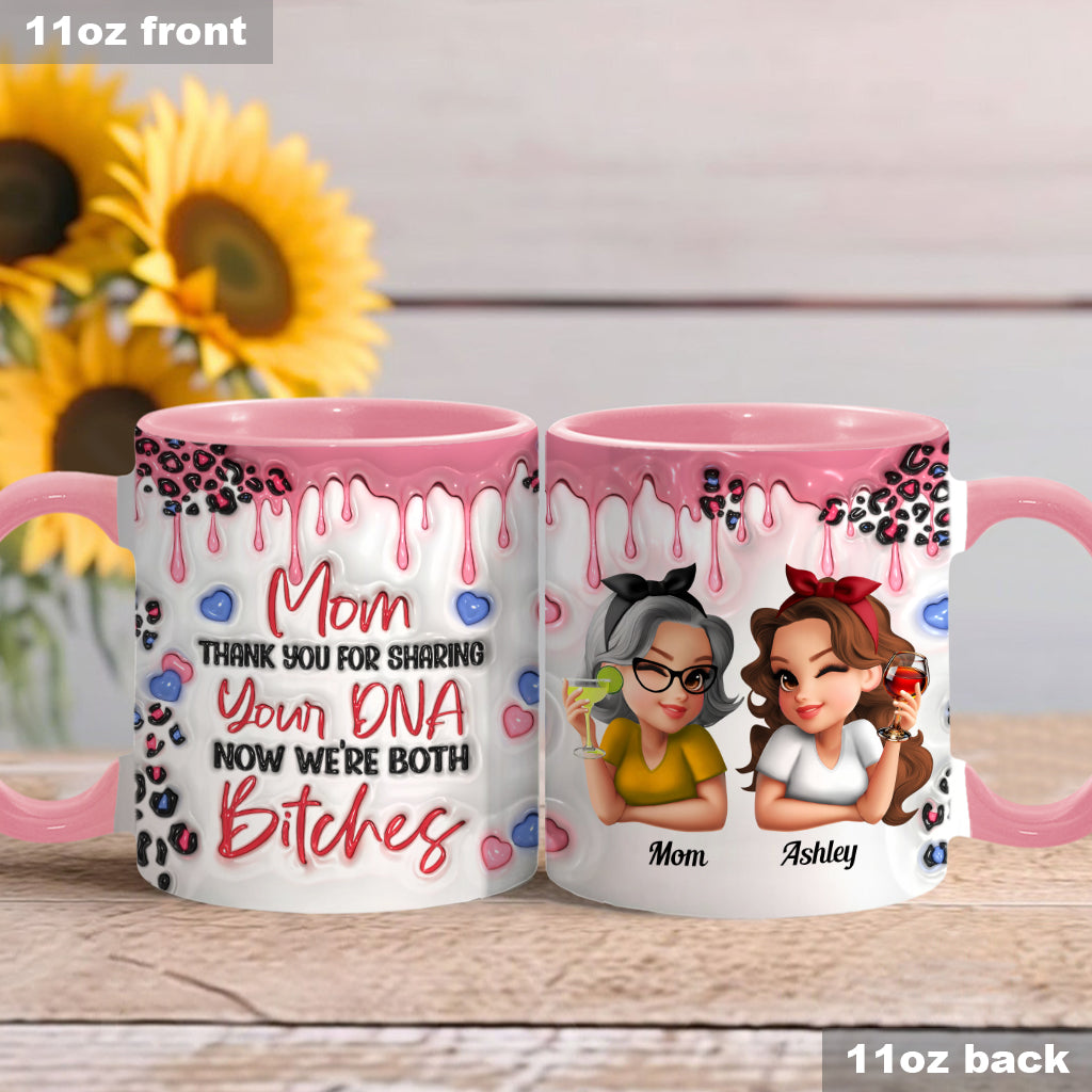 Thank You For Sharing Your DNA - Personalized Mother Accent Mug