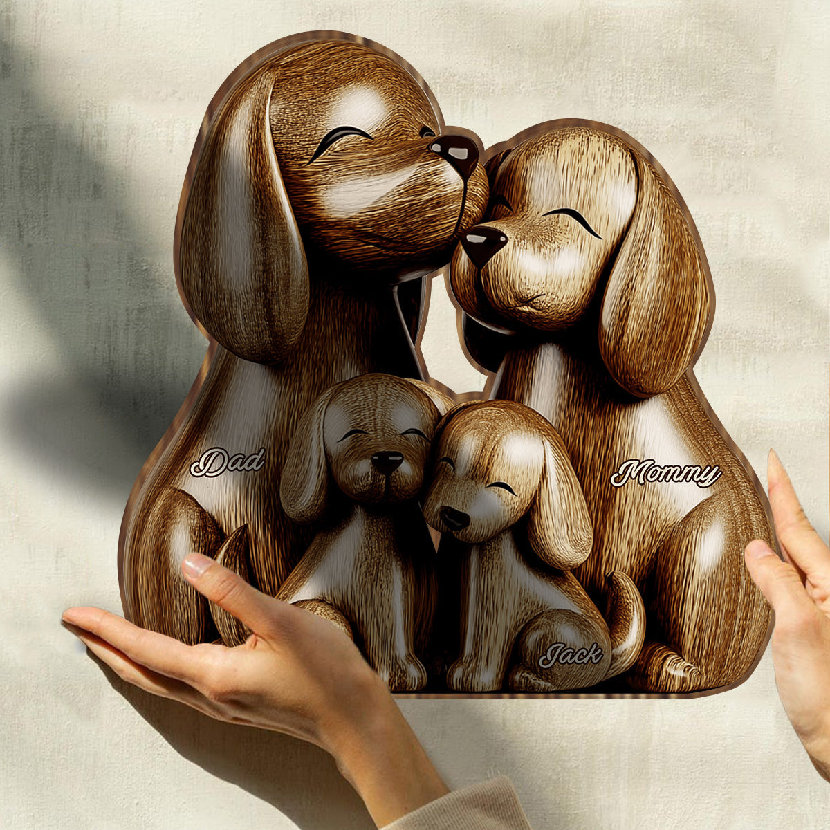 This Is Us - Personalized Family Custom Shaped Wood Plaque