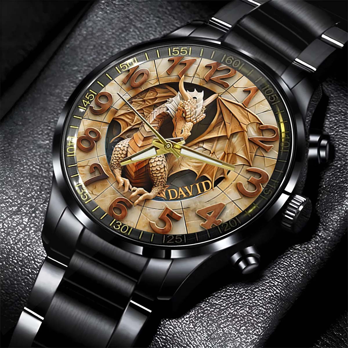Brave Dragon - Personalized Dragon Hand Watch