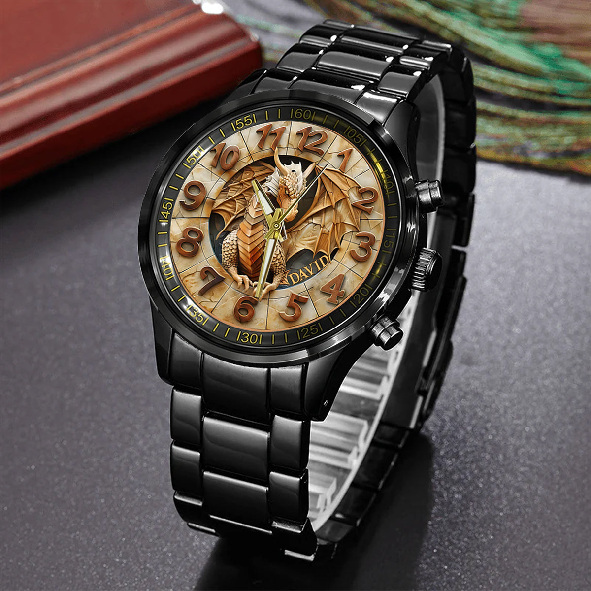 Brave Dragon - Personalized Dragon Hand Watch