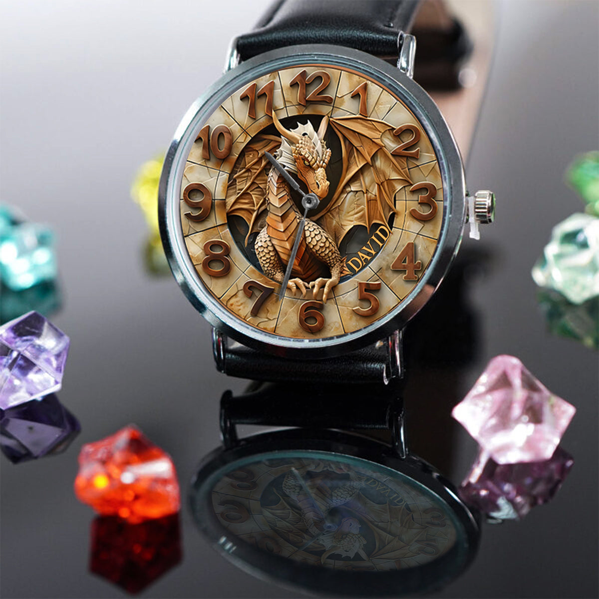 Brave Dragon - Personalized Dragon Hand Watch