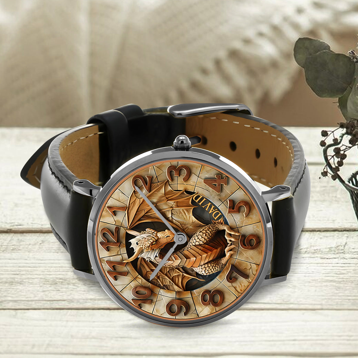 Brave Dragon - Personalized Dragon Hand Watch